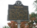 Vicksburg was founded in 1820